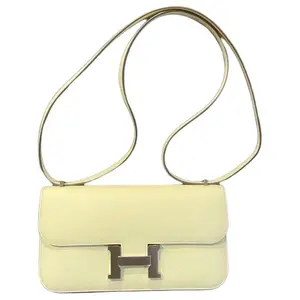HERMES Сумка через плечо Constance Epsom Leather, женская, цвет Milton Yellow