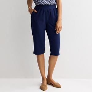 Женские шорты-скимеры с резинкой Croft & Barrow, Seattle Navy