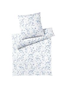 Красивое постельное белье синего цвета Elegante, 135 x 200 + 80 x 80 см