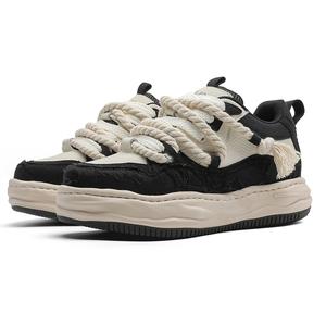 V05 Низкие скейтерские кроссовки унисекс черные женские, цвет Black Women's