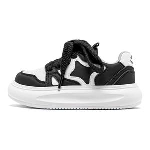 Детские скейтерские кроссовки Kids HOBIBEAR, черный/белый