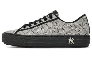 Кроссовки Playball Canvas женские низкие серые/черные Mlb