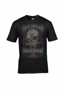 Футболка с принтом FIVE FINGER DEATH PUNCH WICKED MASTER rockshirts, черный