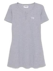 Платье с нашивкой-логотипом Chocoolate, серый