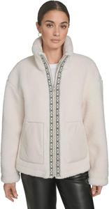 Женская куртка Levi's из шерпы с воротником-стойкой, белый