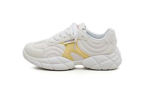 WARRIOR Женские дышащие устойчивые к истиранию низкие кеды бежево-желтые, цвет Beige Yellow