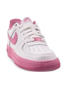 Кроссовки Air Force 1 White/Magic Flamingo Nike Kids, белый