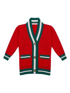 Philosophy Di Lorenzo Serafini Kids кардиган с v-образным вырезом, красный