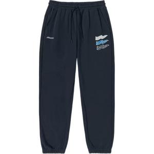 Вязаные спортивные штаны унисекс Mizuno, темно-синий