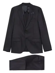 Костюм в тонкую полоску Lardini, синий