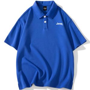 Унисекс поло Jeep, яркий синий