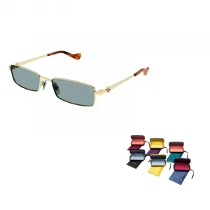 Прямоугольные солнцезащитные очки в оправе GUCCI, золотой