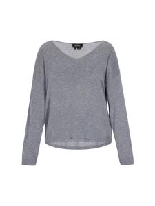 Женский свитер серого меланжа usha BLACK LABEL
