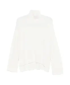 Свитер с воротником-поло большого размера Dondup, белый