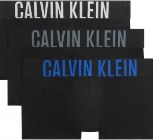 Комплект из 3-х мужских трусов-боксеров Calvin Klein Intense Power с низкой посадкой, Black Bodies W/ White, Royalty, Turbulence Logos