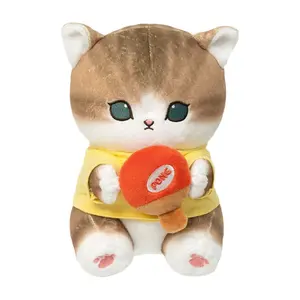 Милые спортивные кошачьи куклы плюшевые куклы высота 25 см OU DI PIG