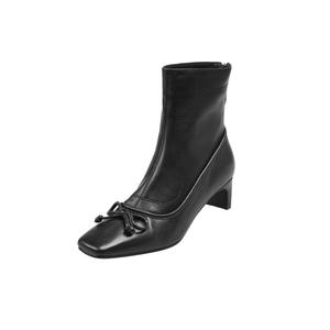 Yeezyy Reezy Женские черные ботинки на каблуке 4,5 см, цвет Black