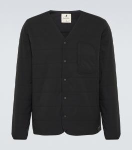 Стеганая техническая куртка Snow Peak, черный