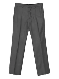 Брюки со стрелками AMI Paris, серый