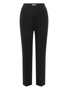 Брюки с логотипом Msgm, черный