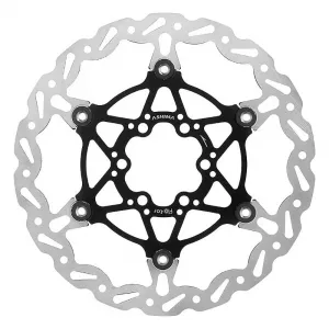 Тормозной диск Ashima Flotor Evolution 6B, серебряный