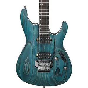 Электрогитара Ibanez S520AH S Standard с 6 струнами - Цвет Cosmic Blue Stained Flat