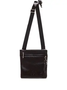 Сумка через плечо с логотипом Just Cavalli, коричневый