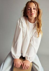 Блуза Mango Kids KID, Off White/Off-White