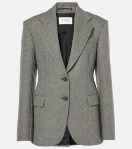 Пиджак из твида с добавлением шерсти и геля Sportmax, черный