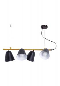 Подвесной светильник, 4 предм. Тритон l: 61см черный Näve Leuchten, черный