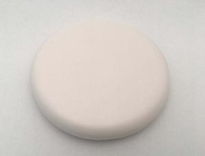 Плитка для чистки кремово-белая, крышка для чистки изразцовой печи, круглая 15 см Kamin-Laden