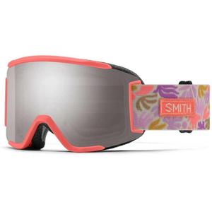 Снежные очки Squad S Smith, Flare Flora/ChromaPop Sun Platinum Mirror