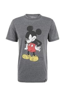 Футболка Disney Mickey Mouse Madface в классическом дизайне Re:Covered, серый