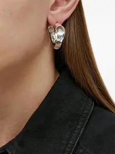 Серьги Snail Clear Milko Boyarov, серебяный