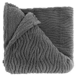 Покрывало Unique Living Clio, 200x1x150 см цвет dunkelgrau/grau