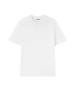 Белая футболка из хлопкового трикотажа. Jil Sander, белый