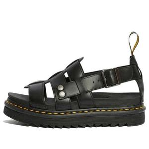 Сандалии terry leather black sandals Dr. Martens, черный