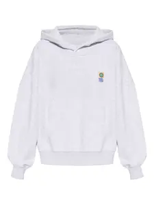 Свитер с капюшоном и логотипом American Vintage, серый