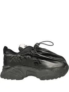 Кожаные кроссовки с завязками Vivienne Westwood, черный