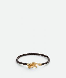 Leather knot bracelet BOTTEGA VENETA, фондан