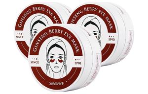 Маска для глаз ginseng fruit repair в наборе средств по уходу за кожей увлажняющая антиоксидантная 60 шт SHANGPREE