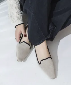 Мягкие вязаные туфли-лоферы Evol, цвет Ivc