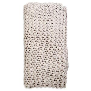 Плед ручной вязки Finn POM POM AT HOME, цвет Tan/Beige