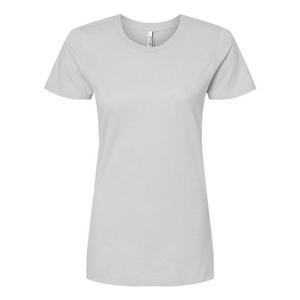 Tultex Женская хлопковая футболка премиум-класса, цвет Silver