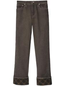 Burberry широкие джинсы, серый