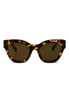 Miu Miu Eyewear tortoiseshell солнцезащитные очки, коричневый
