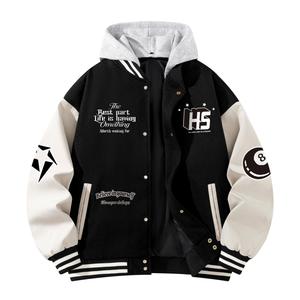 HYPASCENT Бейсбольная куртка унисекс, Black