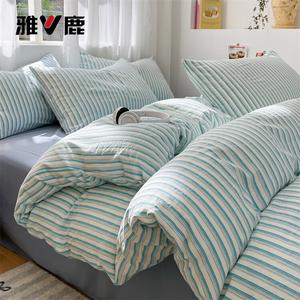 Yalu Пододеяльник 220х240 см из хлопка, цвет Mola Green + Haisui, гипоаллергенный