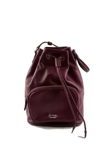 Сумка-ведро на молнии с кулиской La Rose, фиолетовый