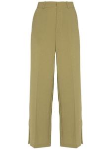 AERON креповые брюки Griffin прямого кроя, зеленый